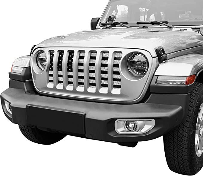 Trail Ops Black Flag Grill Insert TO-JL-1015