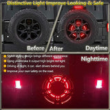 Trail Ops Spare Tire Brake Light Ring TO-JL-5035