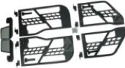 Trail Ops Tubular Door Set W- Mirrors TO-JK-224